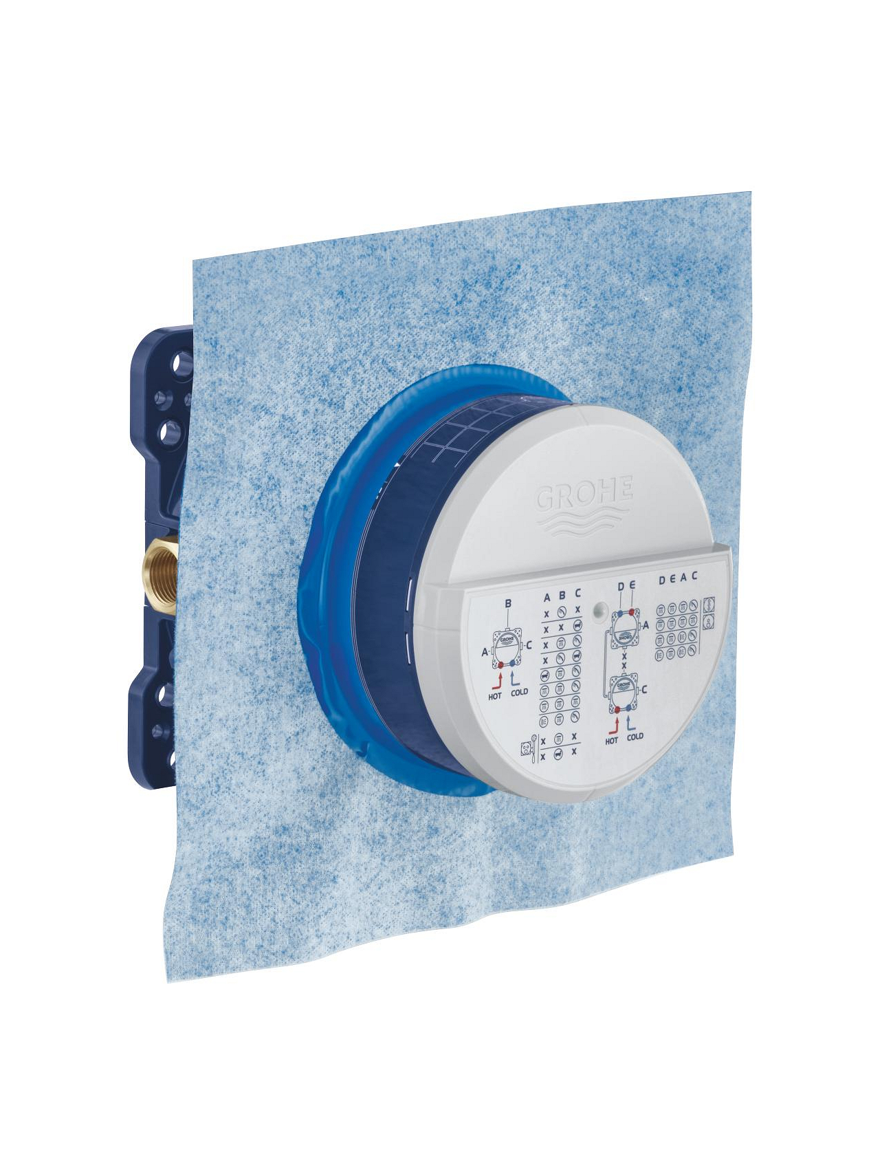 Potinkinės sistemos komplektas Grohe Cubeo, 1053362430 6