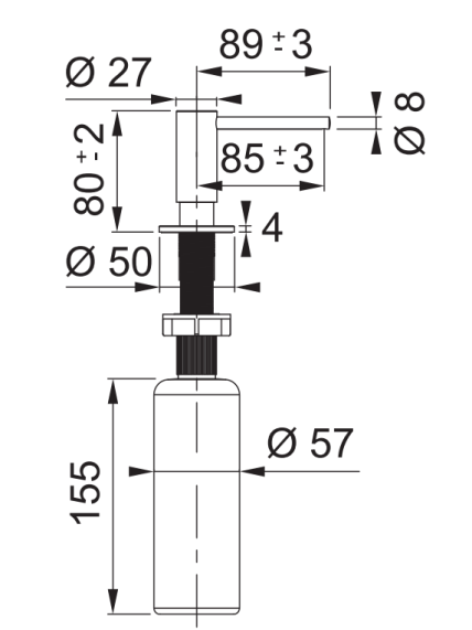 Dozatorius Franke Atlas 15 Dozatorius Franke Atlas 15