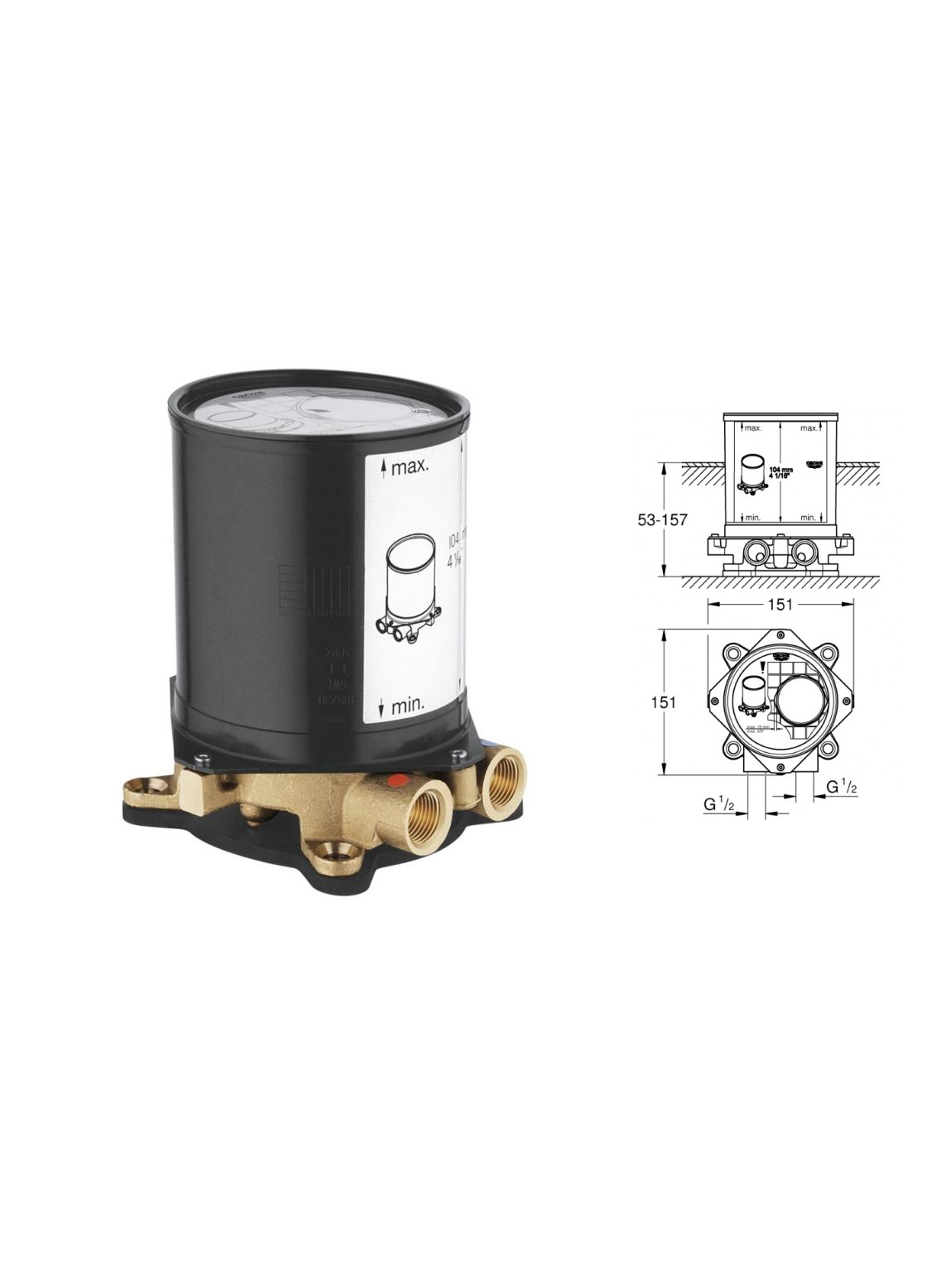 Grindinis vonios maišytuvas Grohe Essence New, 23491001 5