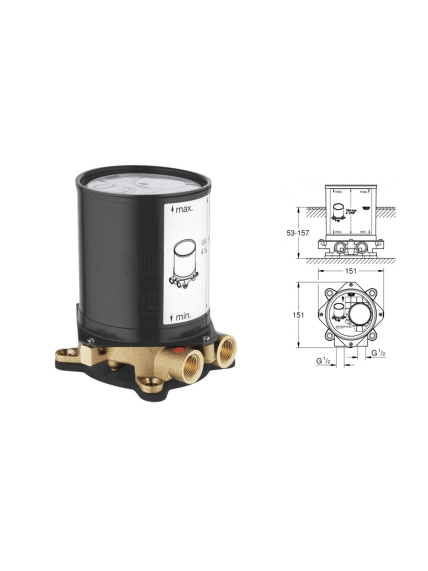 Grindinis vonios maišytuvas Grohe Essence New, 23491001 5 Grindinis vonios maišytuvas Grohe Essence New, 23491001 5