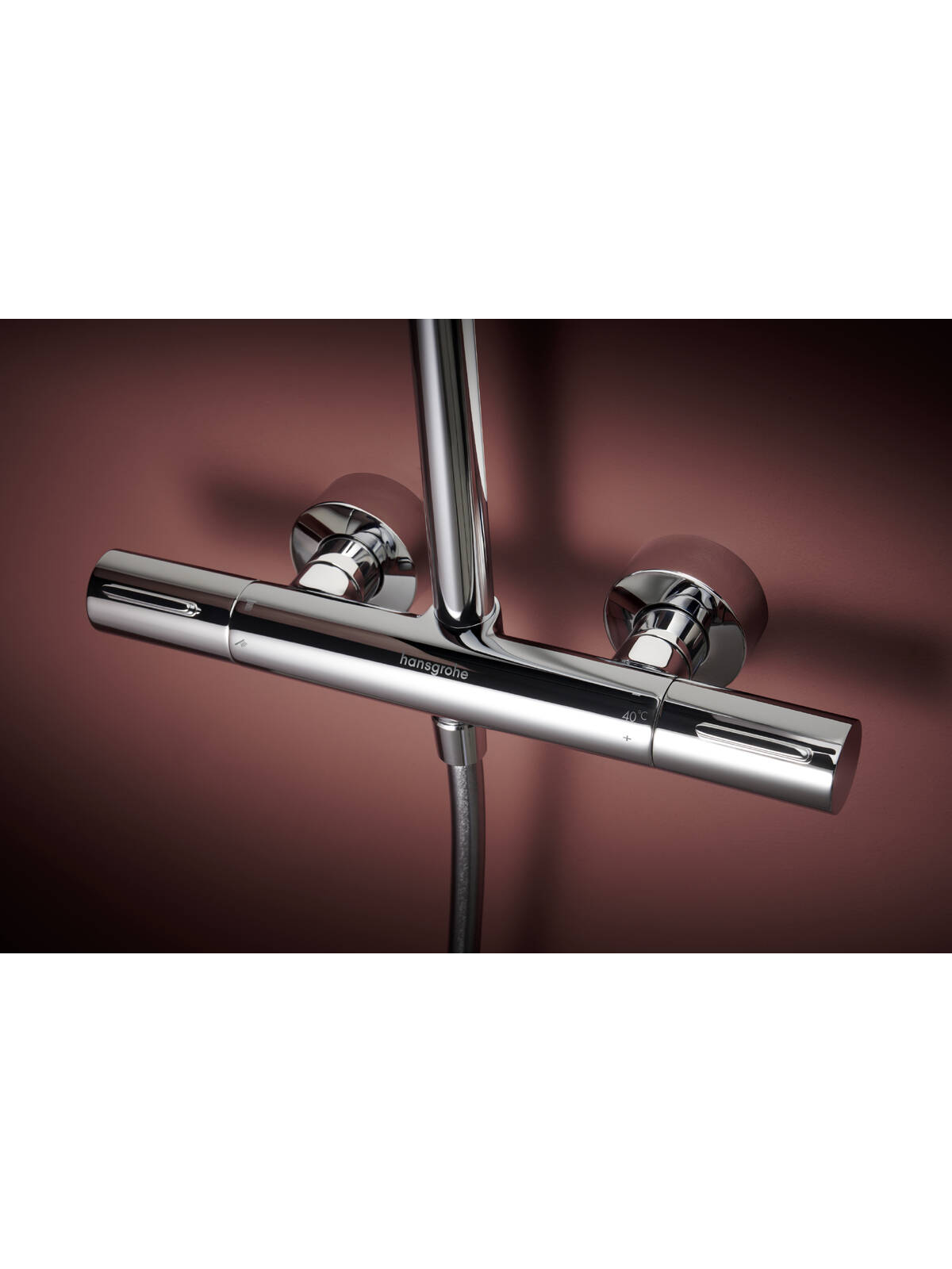 Dušo sistema su Hansgrohe Raindance Alive S Puro Showerpipe 300 1jet su Ecostat Element 8 Dušo sistema su Hansgrohe Raindance Alive S Puro Showerpipe 300 1jet su Ecostat Element 8