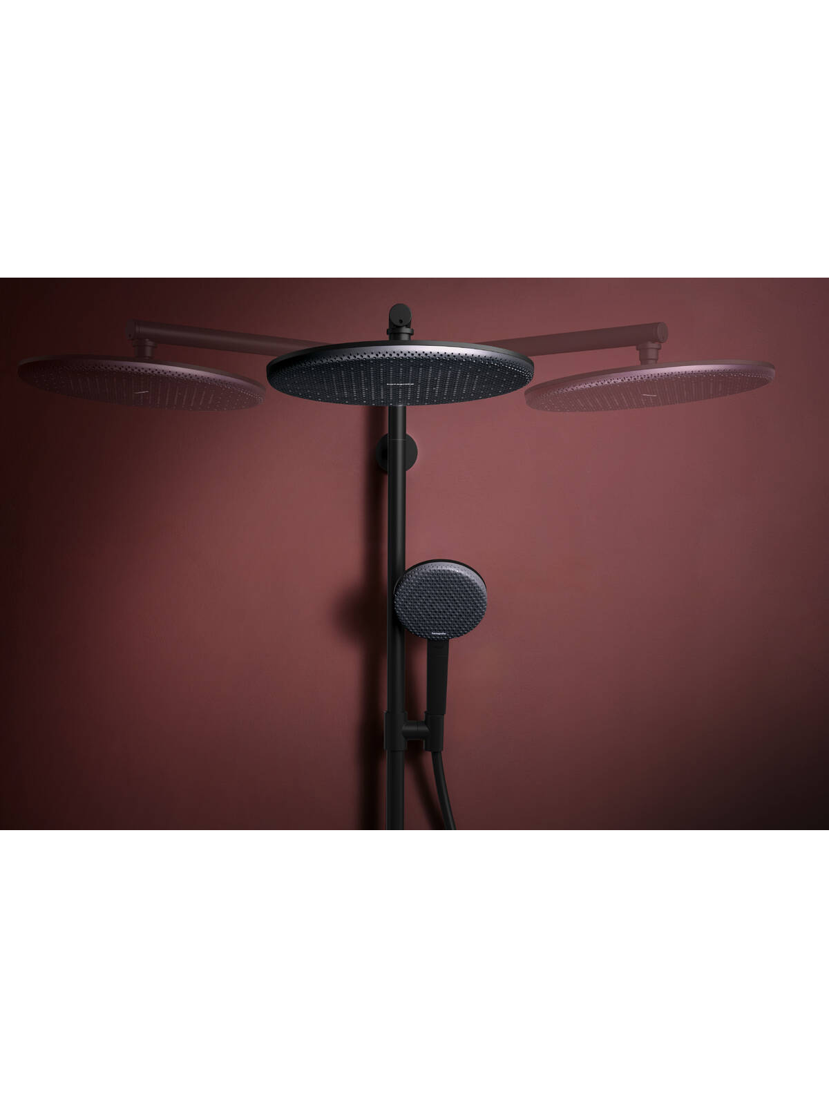 Dušo sistema su Hansgrohe Raindance Alive S Puro Showerpipe 300 1jet su Ecostat Element 24