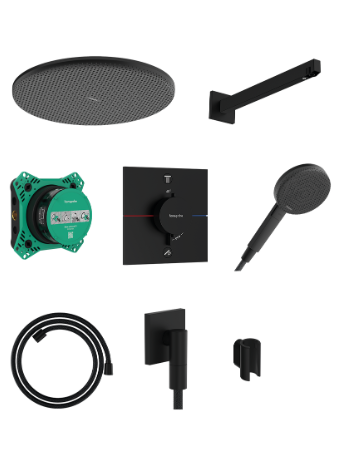 Potinkinės sistemos komplektas Hansgrohe Raindance Alive S Design ShowerSet 300 1jet 24 Potinkinės sistemos komplektas Hansgrohe Raindance Alive S Design ShowerSet 300 1jet 24