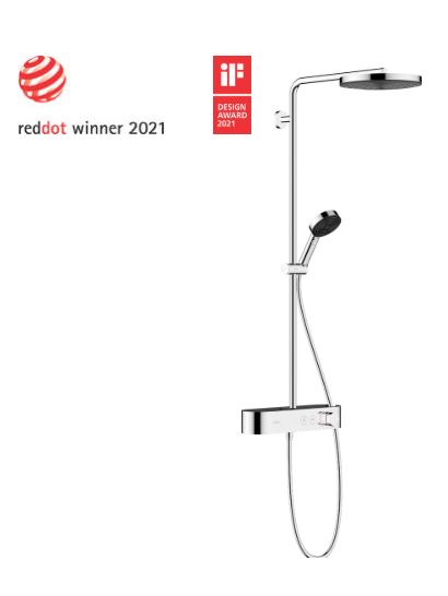 Dušo komplektas Hansgrohe Pulsify S 260 1jet su lentynėle 1 Dušo komplektas Hansgrohe Pulsify S 260 1jet su lentynėle 1