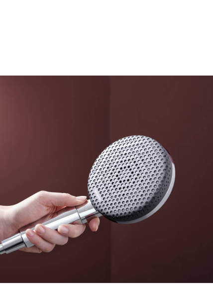 Dušo sistema su Hansgrohe Raindance Alive S Puro Showerpipe 300 1jet su Ecostat Element 14