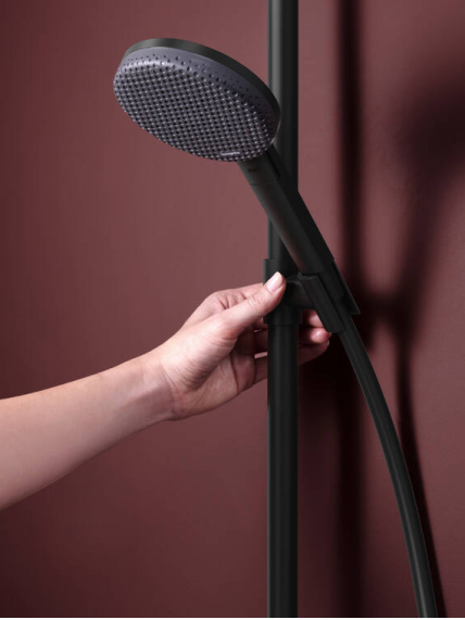 Dušo sistema su Hansgrohe Raindance Alive S Puro Showerpipe 300 1jet su Ecostat Element 25
