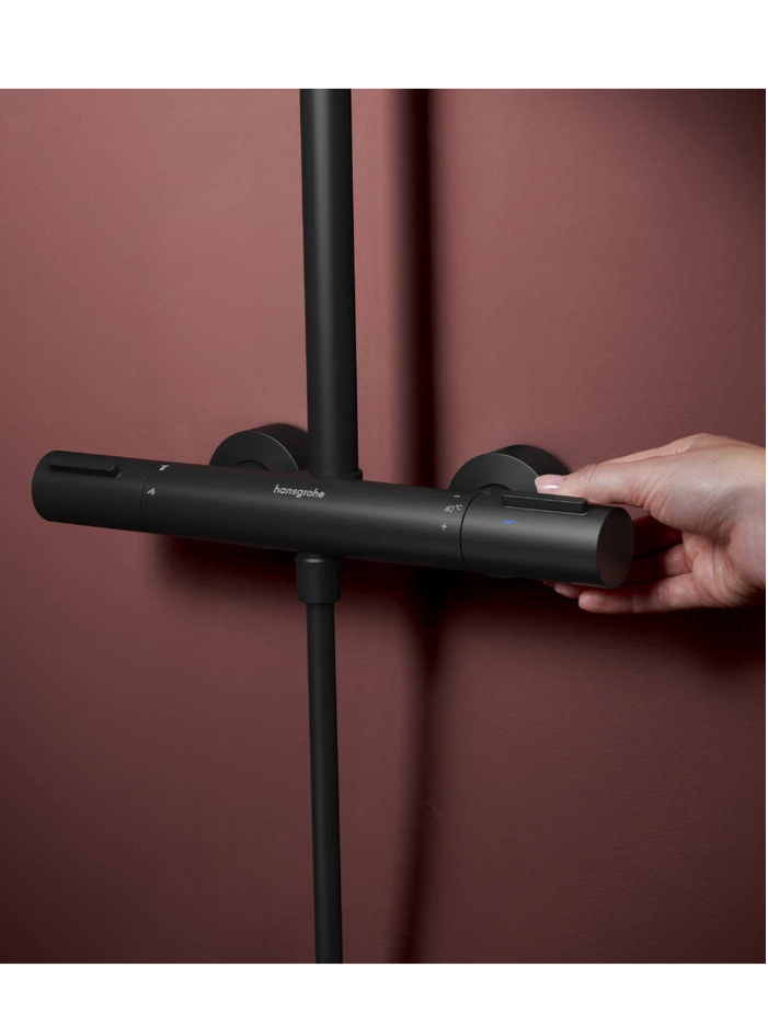 Dušo sistema su Hansgrohe Raindance Alive S Puro Showerpipe 300 1jet su Ecostat Element 22