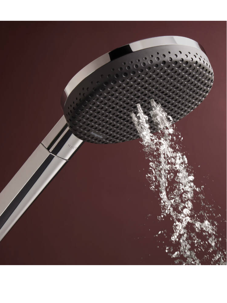Dušo sistema su Hansgrohe Raindance Alive S Puro Showerpipe 300 1jet su Ecostat Element 17