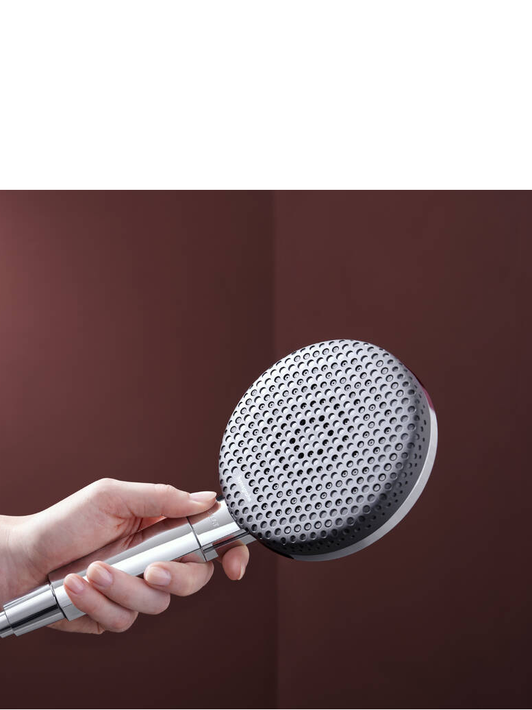 Dušo sistema su Hansgrohe Raindance Alive S Puro Showerpipe 300 1jet su Ecostat Element 14