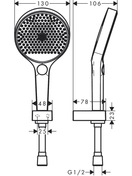 Dušo komplektas Hansgrohe Rainfinity 130 3jet 5 Dušo komplektas Hansgrohe Rainfinity 130 3jet 5