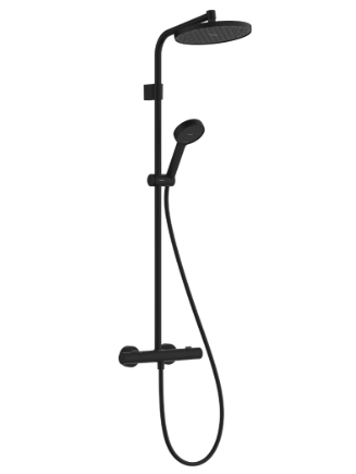 Dušo sistema Hansgrohe Activera S Showerpipe 240 1jet EcoSmart mit Ecostat Fine Varia 6