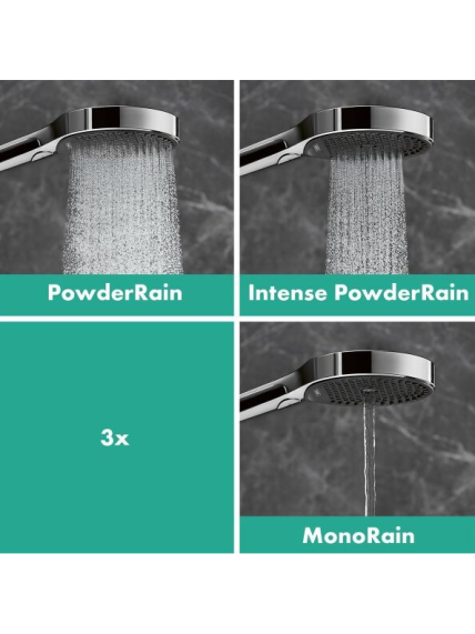 Dušo komplektas Hansgrohe Rainfinity 130 3jet S Puro 90 cm 1 Dušo komplektas Hansgrohe Rainfinity 130 3jet S Puro 90 cm 1