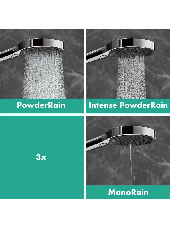 Dušo komplektas Hansgrohe Rainfinity 130 3jet S Puro 90 cm 1 Dušo komplektas Hansgrohe Rainfinity 130 3jet S Puro 90 cm 1