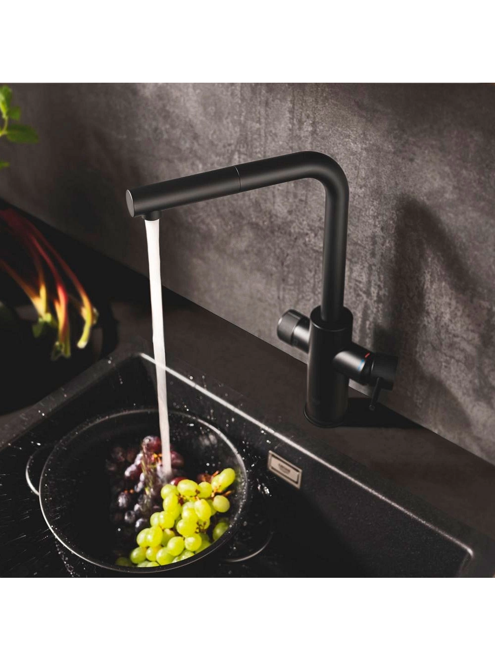 Maišytuvas plautuvei Grohe Blue Pure Minta su ištraukiama žarna 11 Maišytuvas plautuvei Grohe Blue Pure Minta su ištraukiama žarna 11