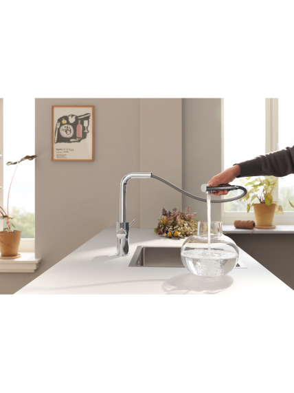 Maišytuvas plautuvei Grohe Blue Pure Minta su ištraukiama žarna 3 Maišytuvas plautuvei Grohe Blue Pure Minta su ištraukiama žarna 3