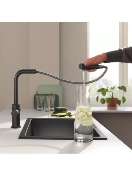 Maišytuvas plautuvei Grohe Blue Pure Minta su ištraukiama žarna 10 Maišytuvas plautuvei Grohe Blue Pure Minta su ištraukiama žarna 10
