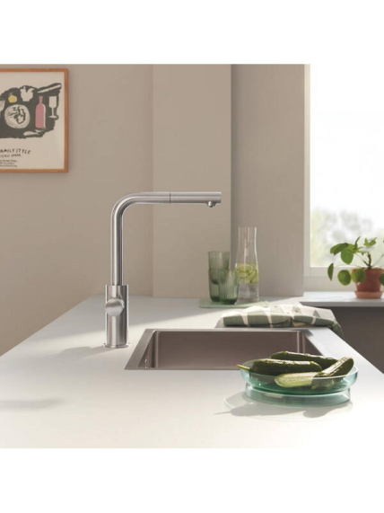 Maišytuvas plautuvei Grohe Blue Pure Minta su ištraukiama žarna 15 Maišytuvas plautuvei Grohe Blue Pure Minta su ištraukiama žarna 15