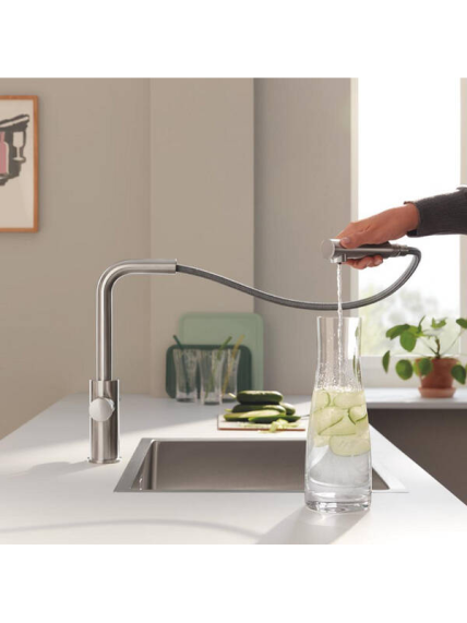 Maišytuvas plautuvei Grohe Blue Pure Minta su ištraukiama žarna 14