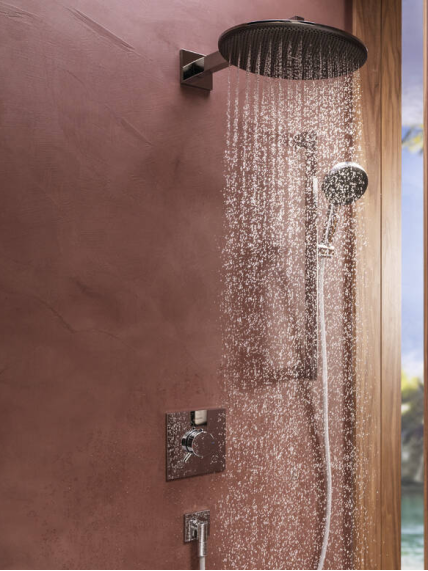 Termostatinio maišytuvo dangtelis dušui Hansgrohe Ecostat Comfort E 9 Termostatinio maišytuvo dangtelis dušui Hansgrohe Ecostat Comfort E 9