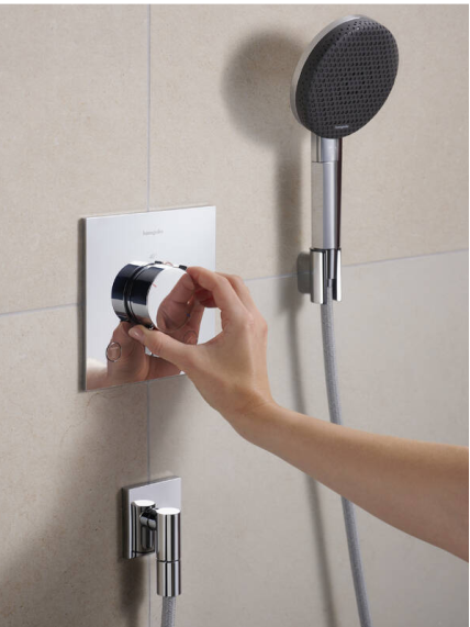 Termostatinio maišytuvo dangtelis dušui Hansgrohe Ecostat Comfort E 5 Termostatinio maišytuvo dangtelis dušui Hansgrohe Ecostat Comfort E 5