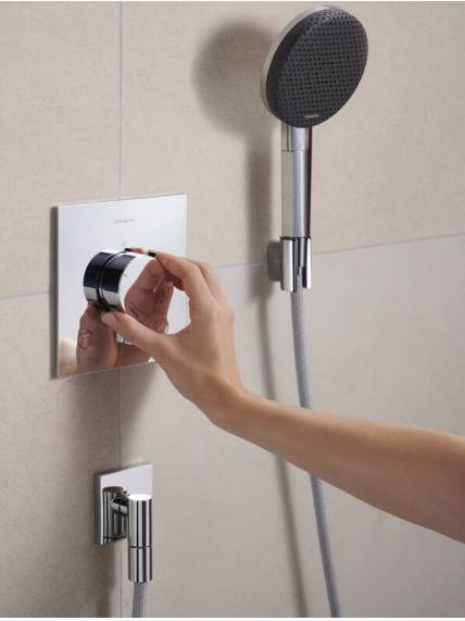 Termostatinio maišytuvo dangtelis dušui Hansgrohe Ecostat Comfort E 6 Termostatinio maišytuvo dangtelis dušui Hansgrohe Ecostat Comfort E 6