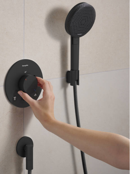 Termostatinio maišytuvo dangtelis dušui Hansgrohe Ecostat Comfort S 12 Termostatinio maišytuvo dangtelis dušui Hansgrohe Ecostat Comfort S 12