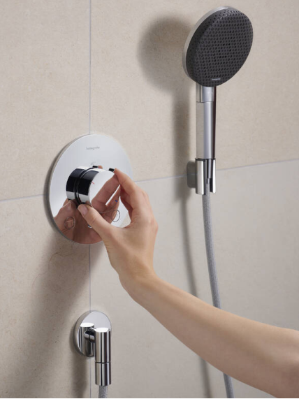 Termostatinio maišytuvo dangtelis dušui Hansgrohe Ecostat Comfort S 3 Termostatinio maišytuvo dangtelis dušui Hansgrohe Ecostat Comfort S 3