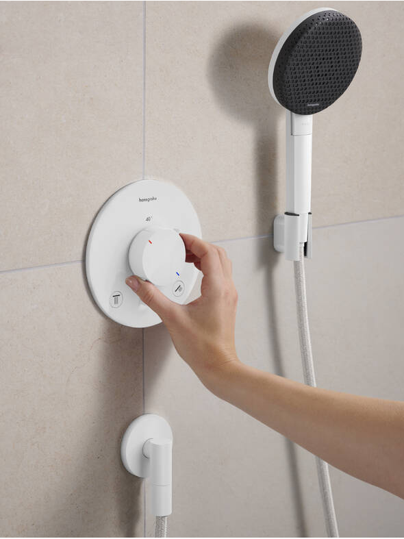Termostatinio maišytuvo dangtelis dušui Hansgrohe Ecostat Comfort S 8 Termostatinio maišytuvo dangtelis dušui Hansgrohe Ecostat Comfort S 8