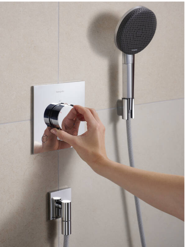 Termostatinio maišytuvo dangtelis dušui Hansgrohe Ecostat Comfort E 5 Termostatinio maišytuvo dangtelis dušui Hansgrohe Ecostat Comfort E 5
