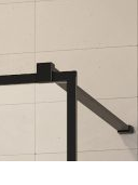 Nejudanti dušo sienelė Radaway Modo New Black II Factory 4