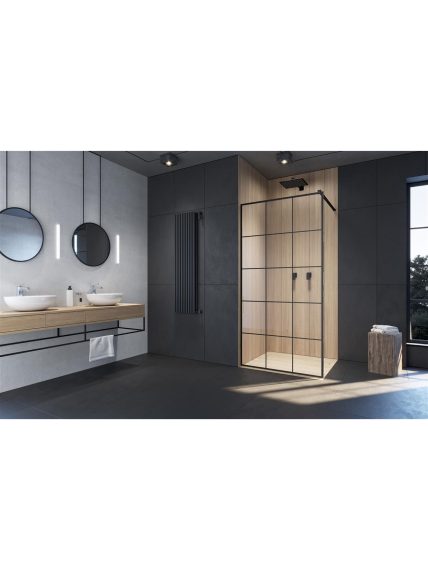 Nejudanti dušo sienelė Radaway Modo New Black II Factory 6