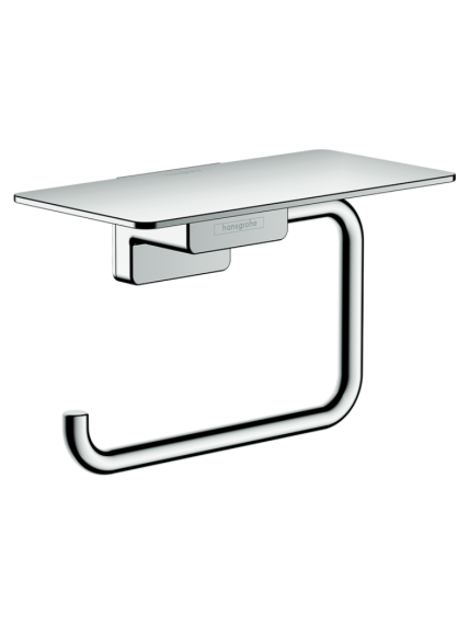 Tualetinio popieriaus laikiklis su lentynėle Hansgrohe AddStoris 4