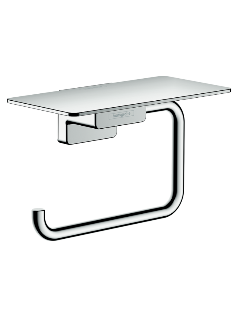 Tualetinio popieriaus laikiklis su lentynėle Hansgrohe AddStoris 4