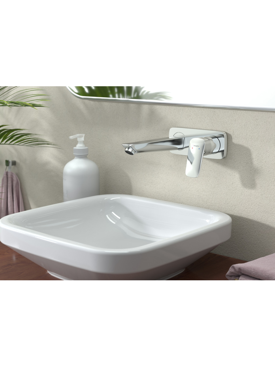 Potinkinis praustuvo maišytuvas Hansgrohe Logis 2
