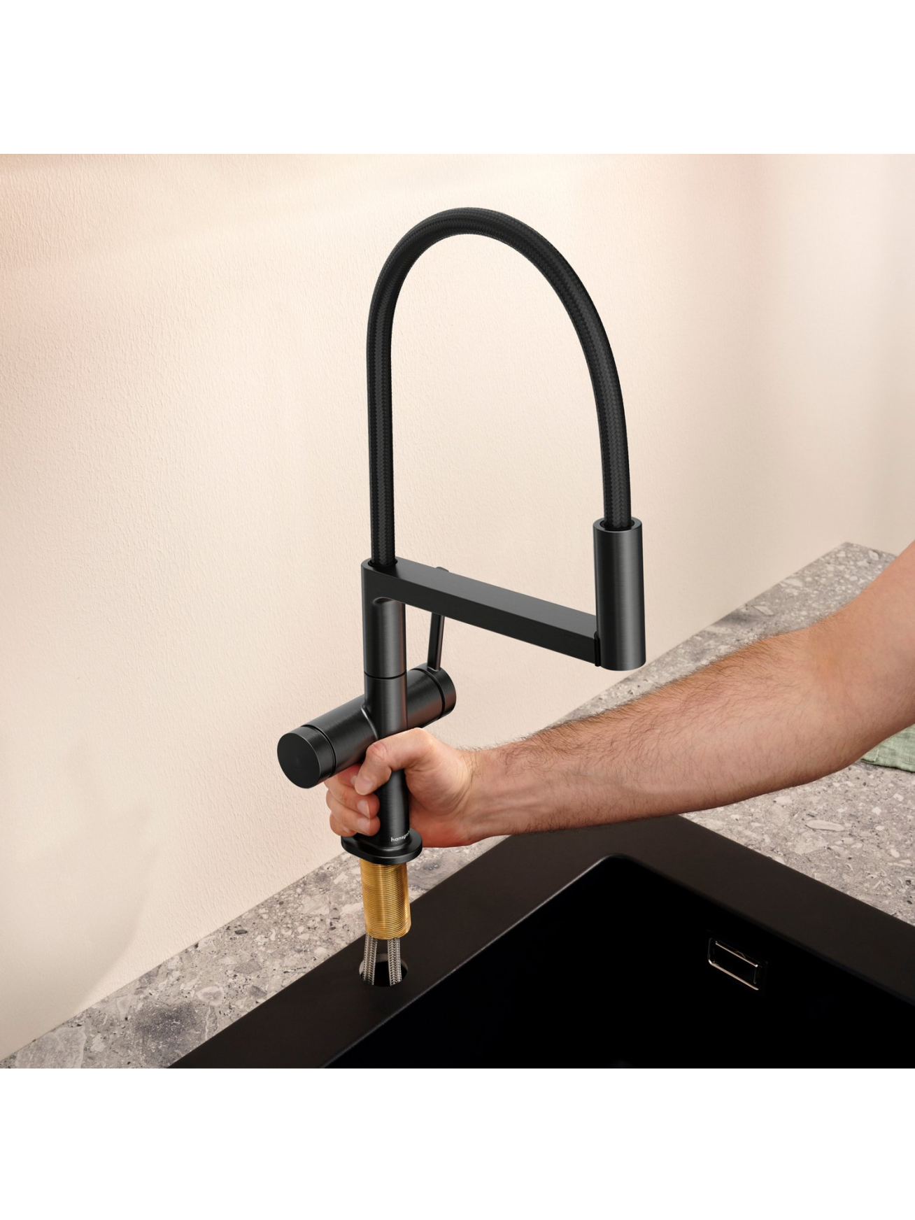 Maišytuvas plautuvei Hansgrohe Talis Select M54 PowderSpray 3
