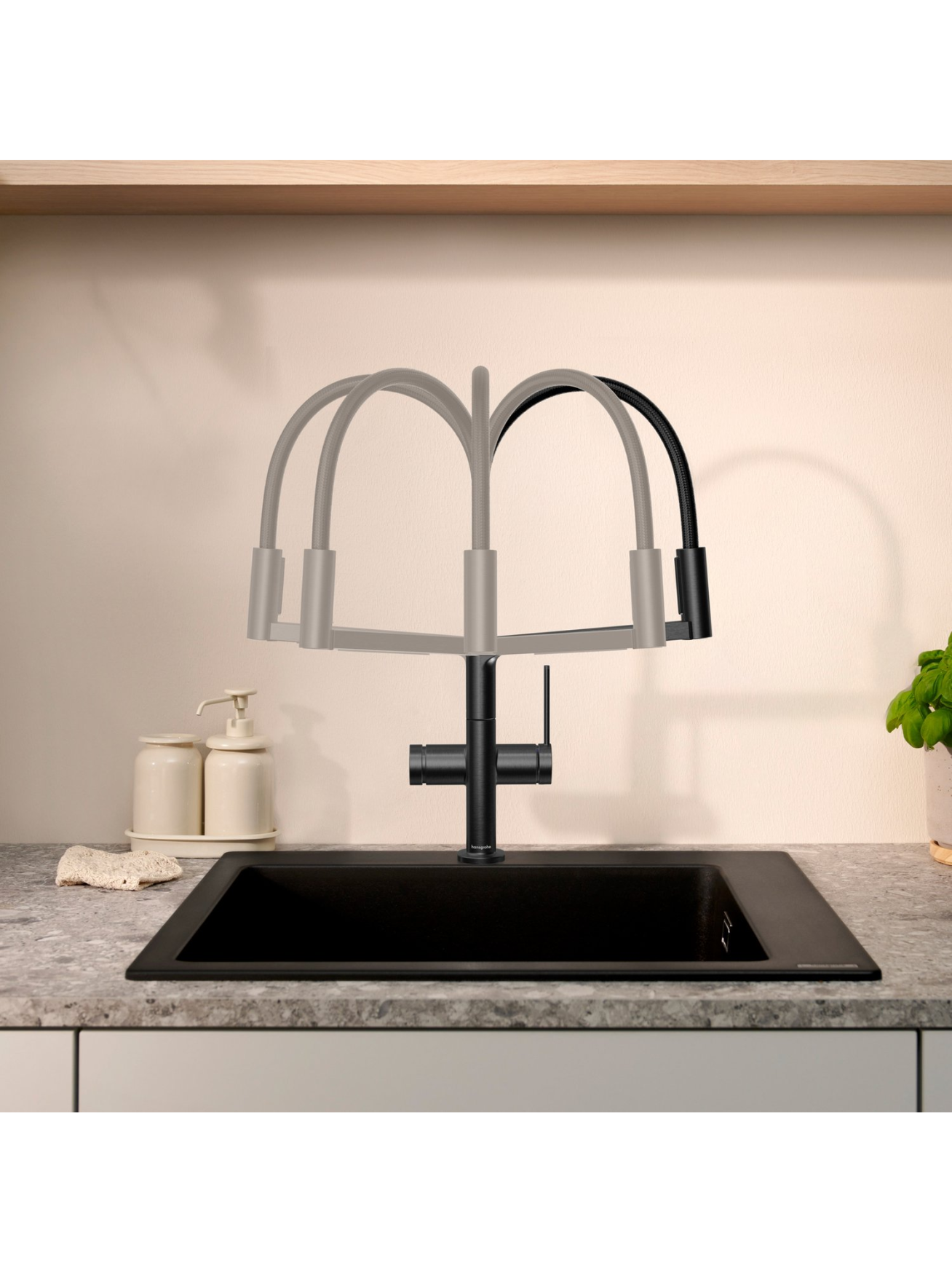 Maišytuvas plautuvei Hansgrohe Talis Select M54 PowderSpray 5