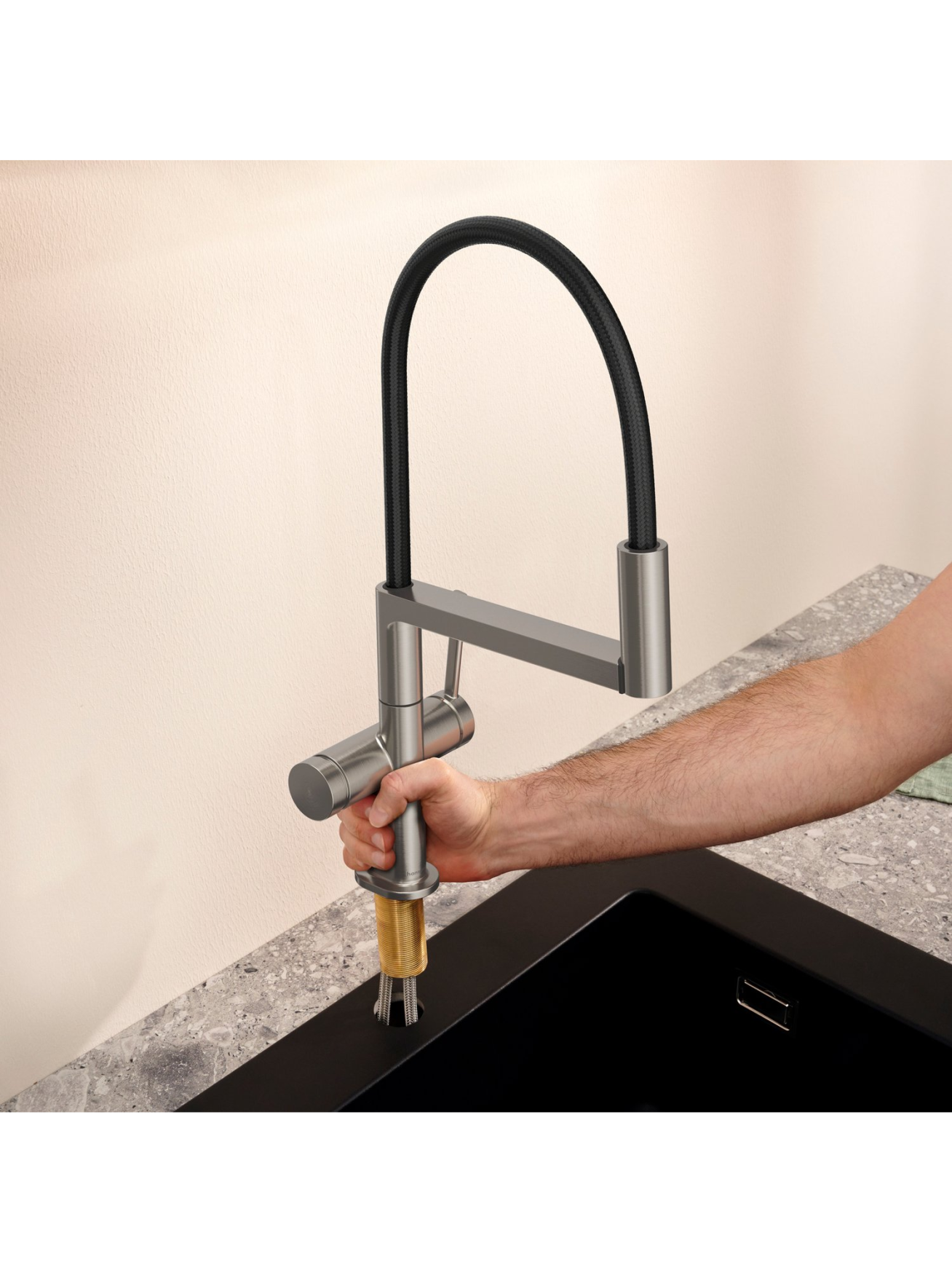 Maišytuvas plautuvei Hansgrohe Talis Select M54 PowderSpray 34