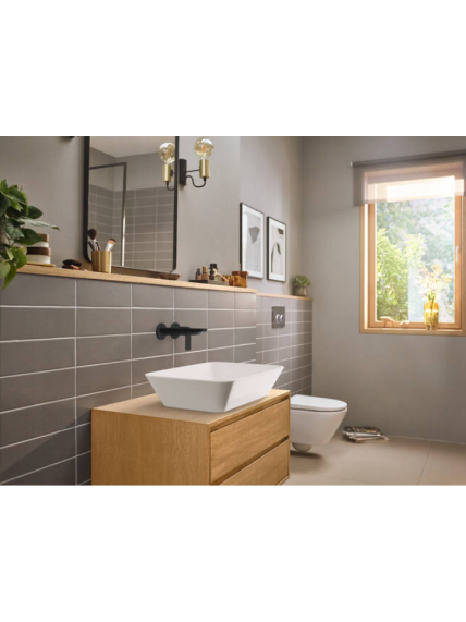 Sieninis praustuvo maišytuvas Hansgrohe Rebris E 20 cm 7