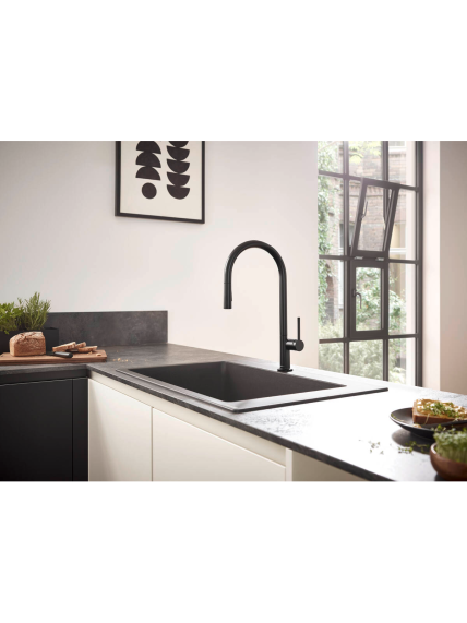 Maišytuvas plautuvei Hansgrohe Talis M54 210 2jet su ištraukiama 14