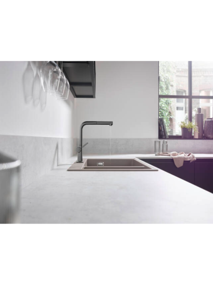 Maišytuvas plautuvei Hansgrohe Talis M54 270 su ištraukiama 2