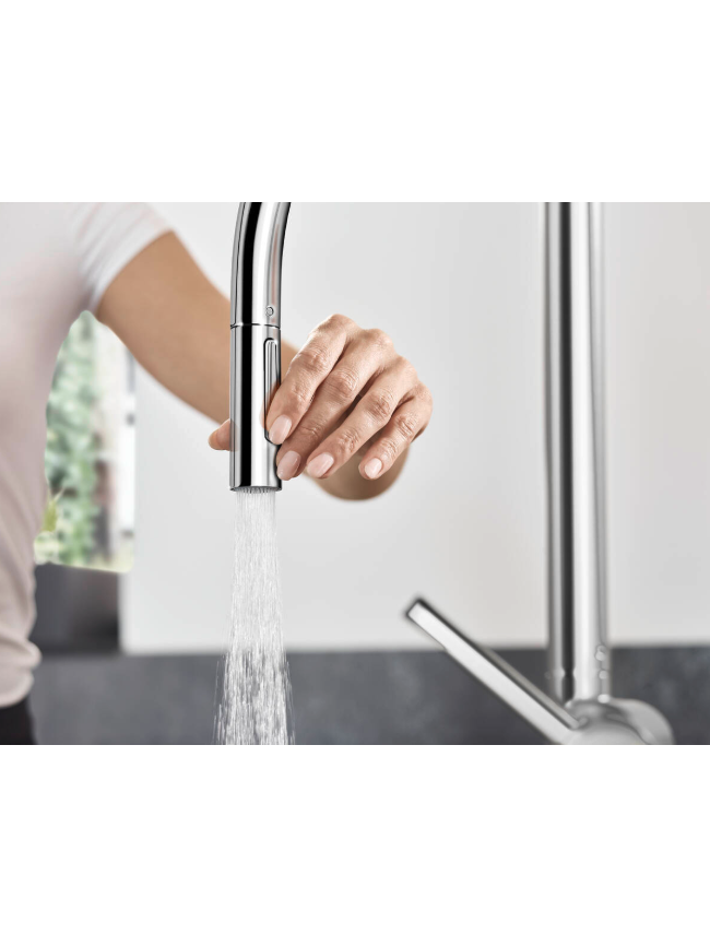 Maišytuvas plautuvei Hansgrohe Talis M54 210 2jet su ištraukiama 6