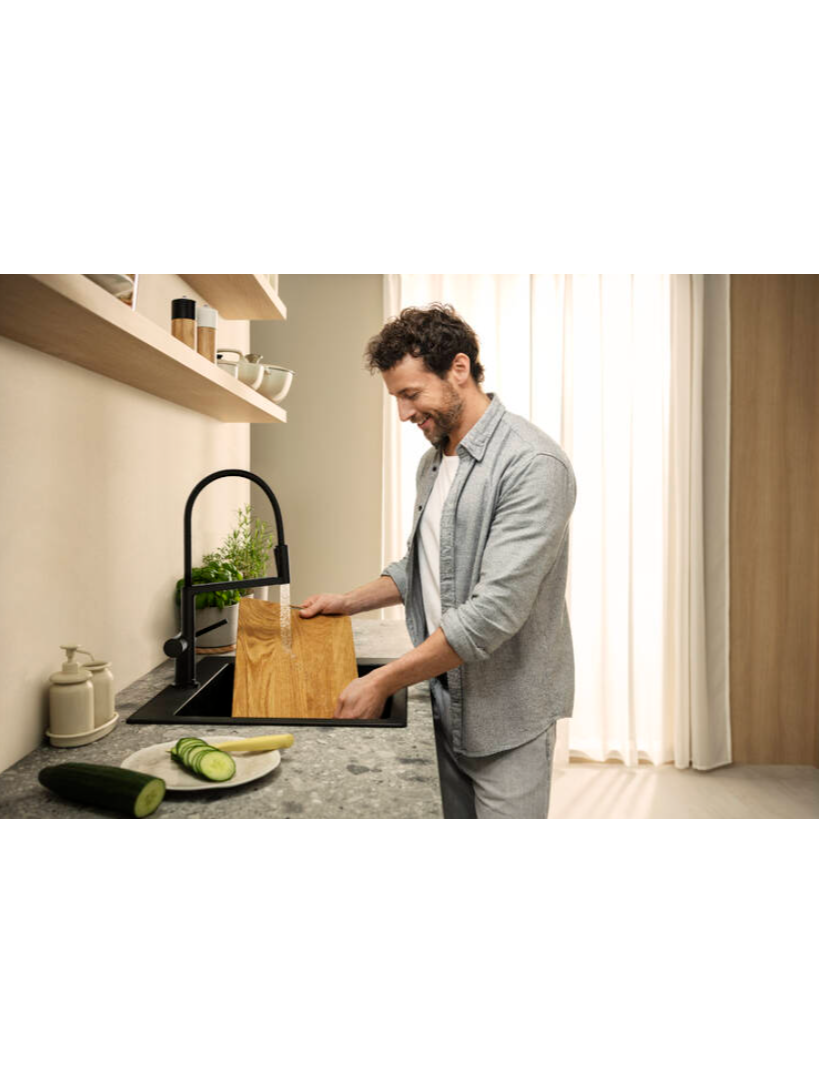Maišytuvas plautuvei Hansgrohe Talis Select M54 PowderSpray 30 Maišytuvas plautuvei Hansgrohe Talis Select M54 PowderSpray 30