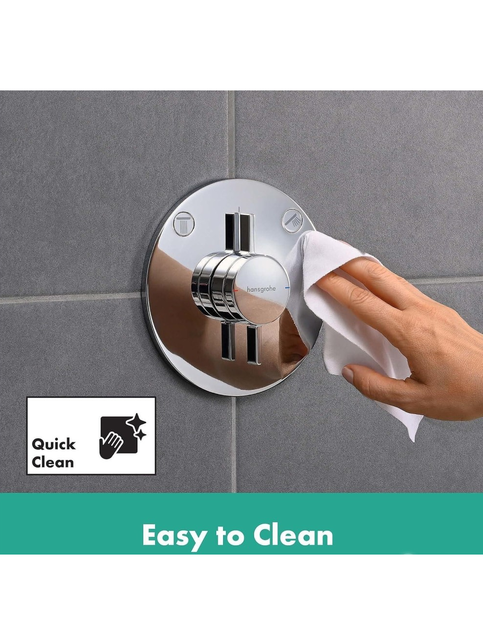 Potinkinis dušo maišytuvas Hansgrohe DuoTurn S, 2 funkcijos 4