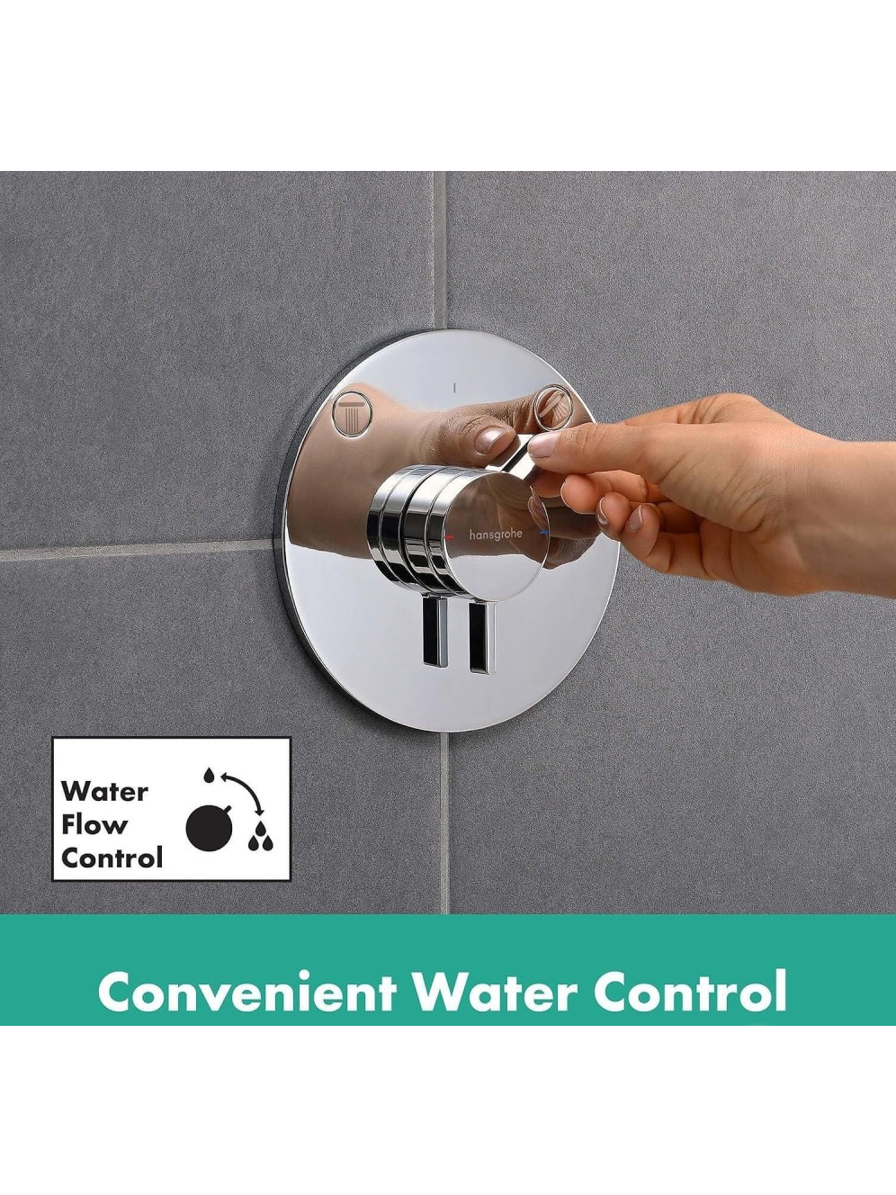Potinkinis dušo maišytuvas Hansgrohe DuoTurn S, 2 funkcijos 5 Potinkinis dušo maišytuvas Hansgrohe DuoTurn S, 2 funkcijos 5