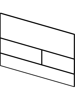 Vandens nuleidimo mygtukas TECEsquare II 1 Vandens nuleidimo mygtukas TECEsquare II 1
