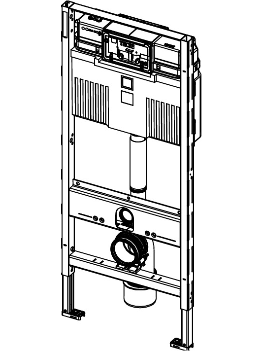 TECE universalus WC rėmas su Uni bakeliu (1120mm), 9300302 2