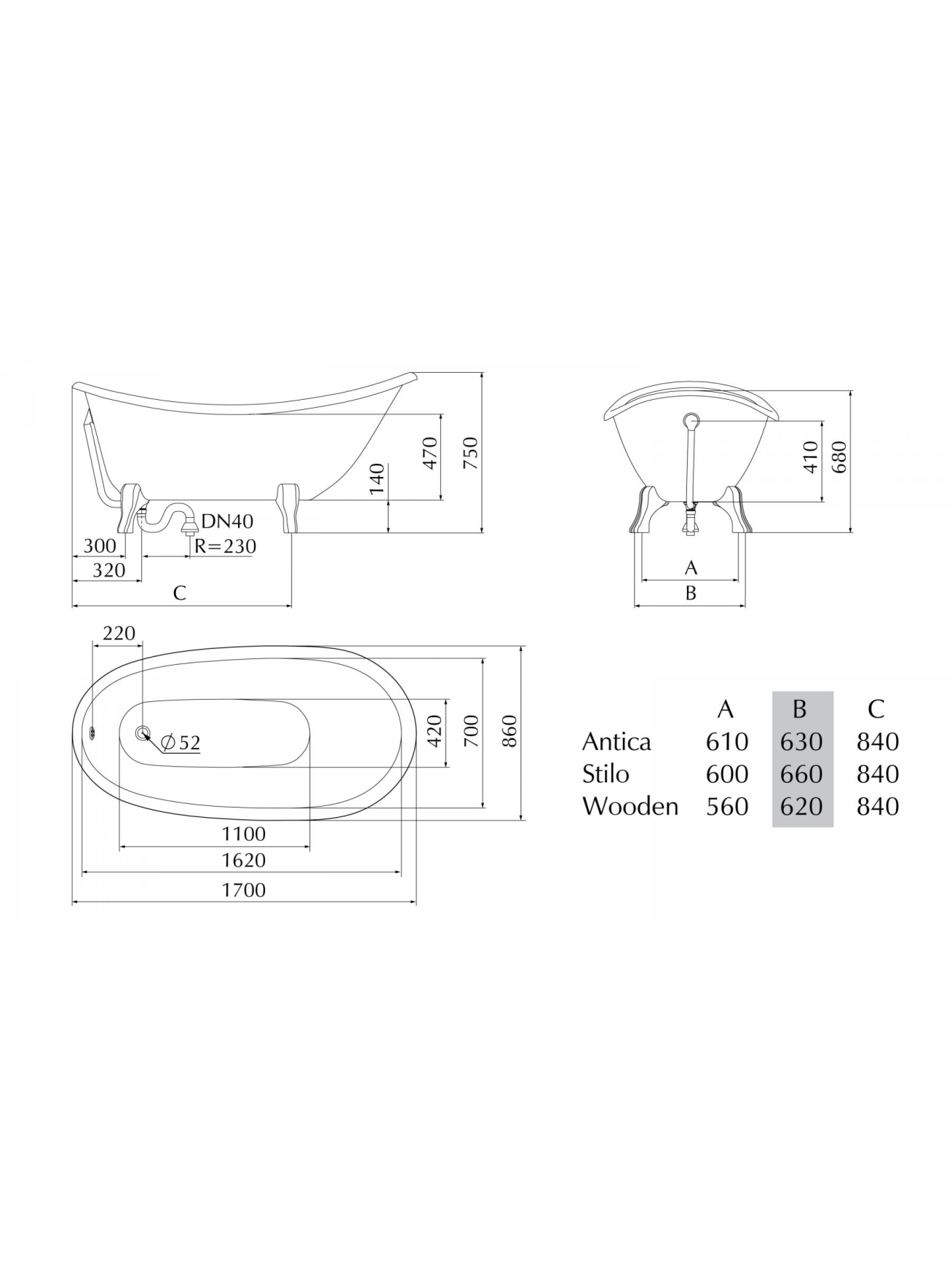 Vonia PAA Victoria 170 x 83 cm 4