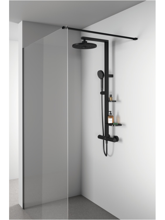 Dušo sistema Ideal Standard Alu+ su lentynėlėmis 13 Dušo sistema Ideal Standard Alu+ su lentynėlėmis 13