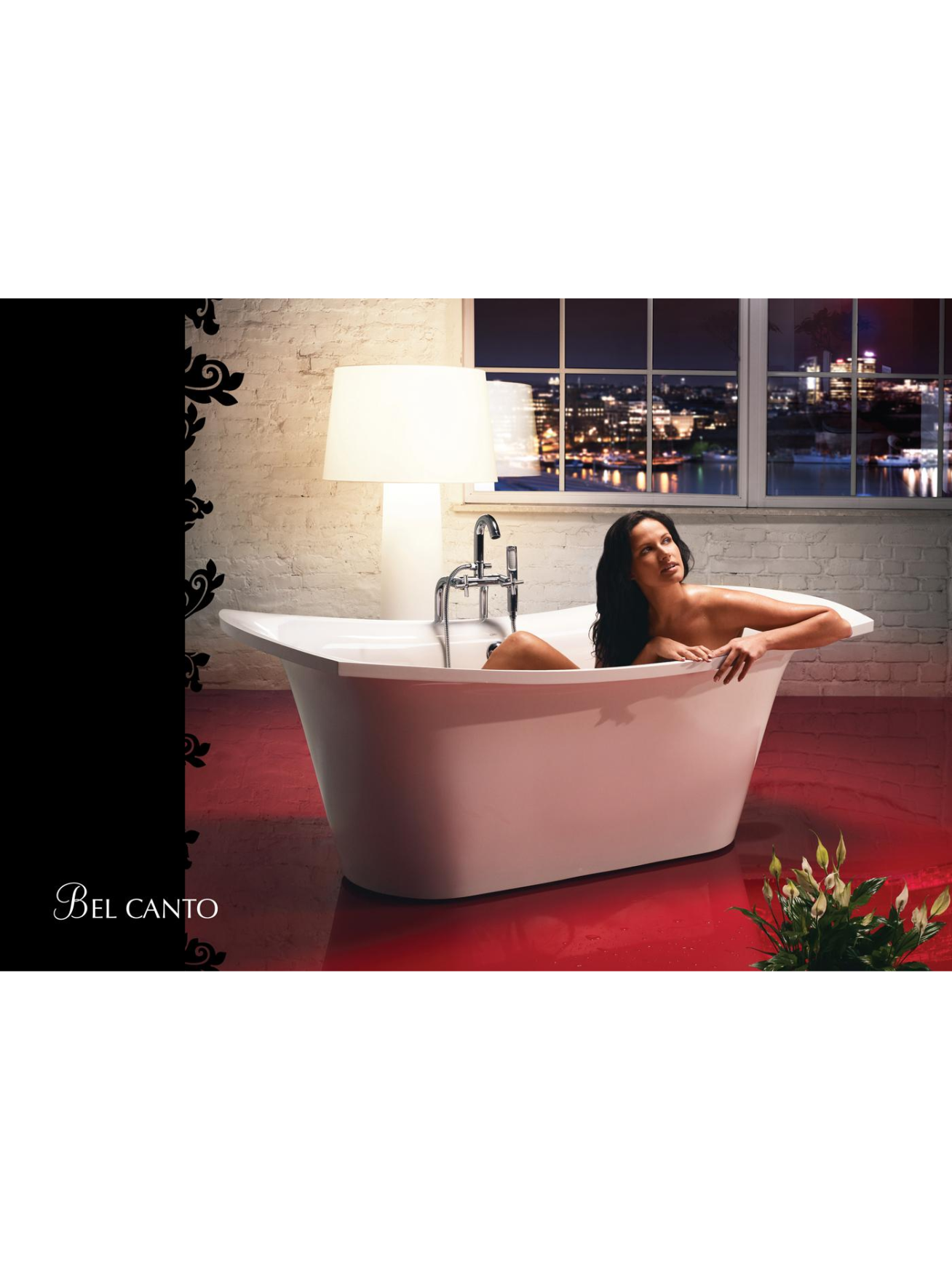 Vonia PAA Bel Canto 180 x 85 cm, blizgi balta 7