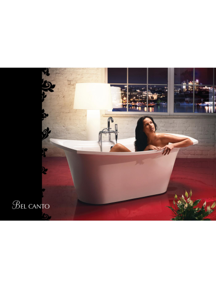 Vonia PAA Bel Canto 180 x 85 cm, blizgi balta 7